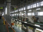 馬込検修場のピット線