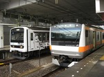 209系MueとE233系H46、豊田にて